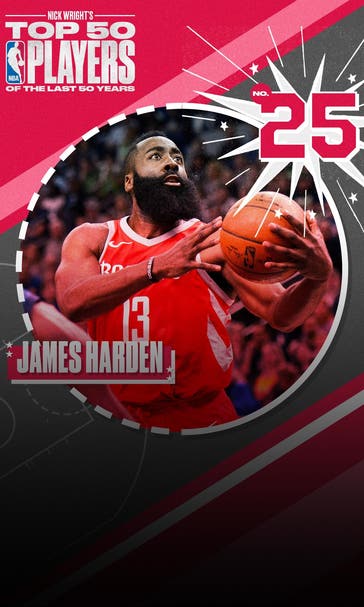 Top 50 NBA players from last 50 years: James Harden ranks No. 25
